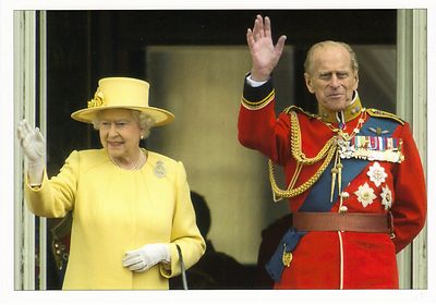 Postcard: Her Majesty the Queen and His Royal Highness the Duke of Edinburgh