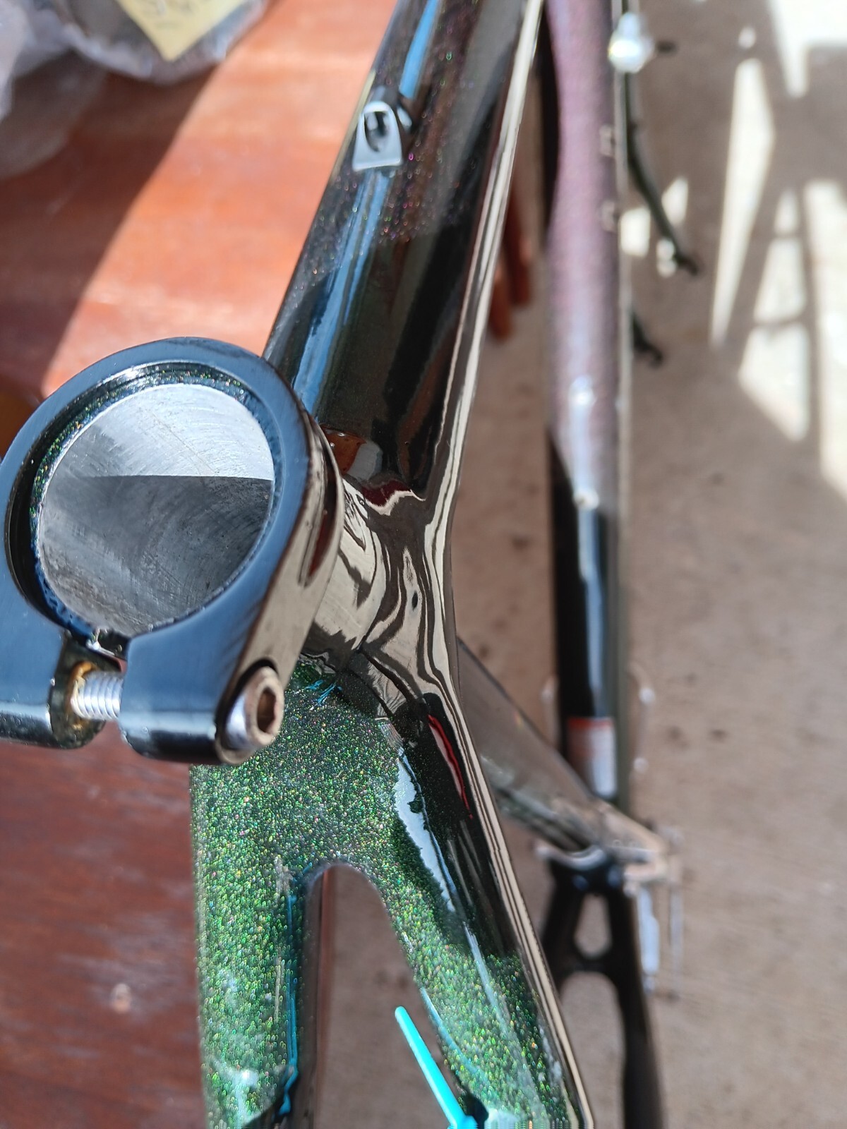 Cannondale USA T1000 Touring Bicycle Frameset Color Changing Paint 58cm