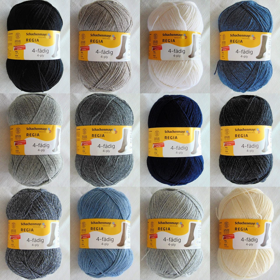 REGIA  - UNI 4-fädig - 100g - LL 420m - Sockenwolle - (€6,99/100g) - Bild 2 von 2