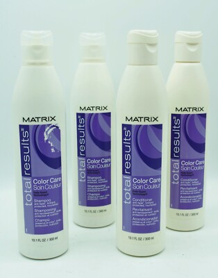MATRIX TOTAL RESULTS COLOR CARE SHAMPOO & CONDITIONER 10.1 OZ  4 PCS