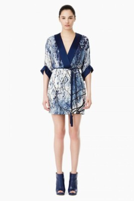 Abito Elisabetta Franchi Kimono Fiori Ciliegio Tg 40 Incluso Cordone Seta |  eBay