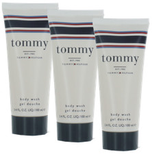 Tommy Hilfiger For Men Combo Pack: Body Wash 10.2oz 3x3.4oz Tubes New