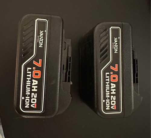 2 Battery For DeWalt 20V 20 Volt Max 7.0AH Lithium Battery Model DEL1810