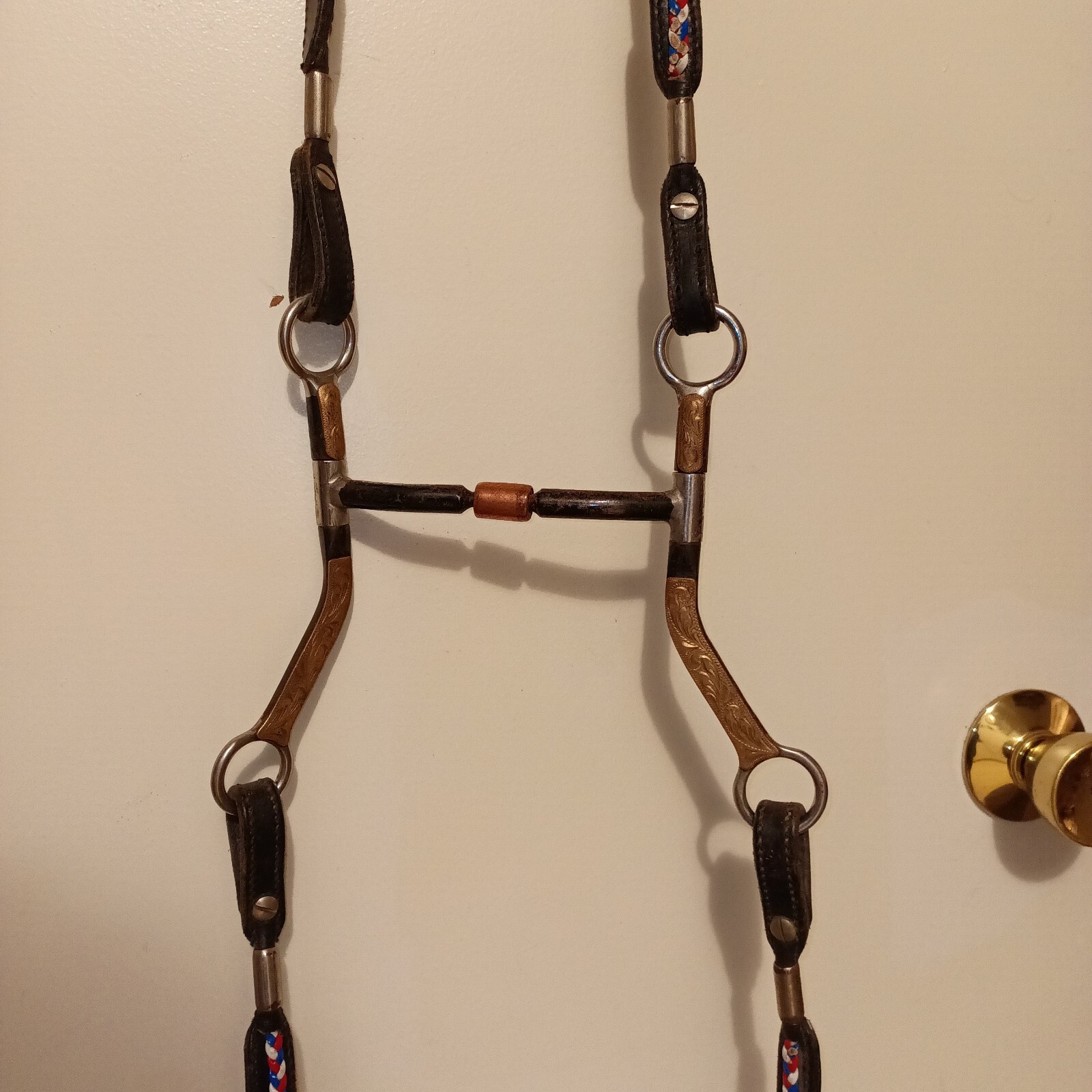 Vintage Horse Bit Bridle and Reins Custom Embroidery Metal Etched eBay