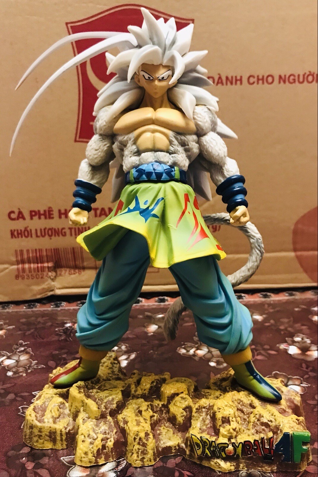 DRAGON BALL SUPER Z AF ACTION FIGURE GOKU SSJ5 SUPER SAIYAN 5 ANIME TOY 25CM