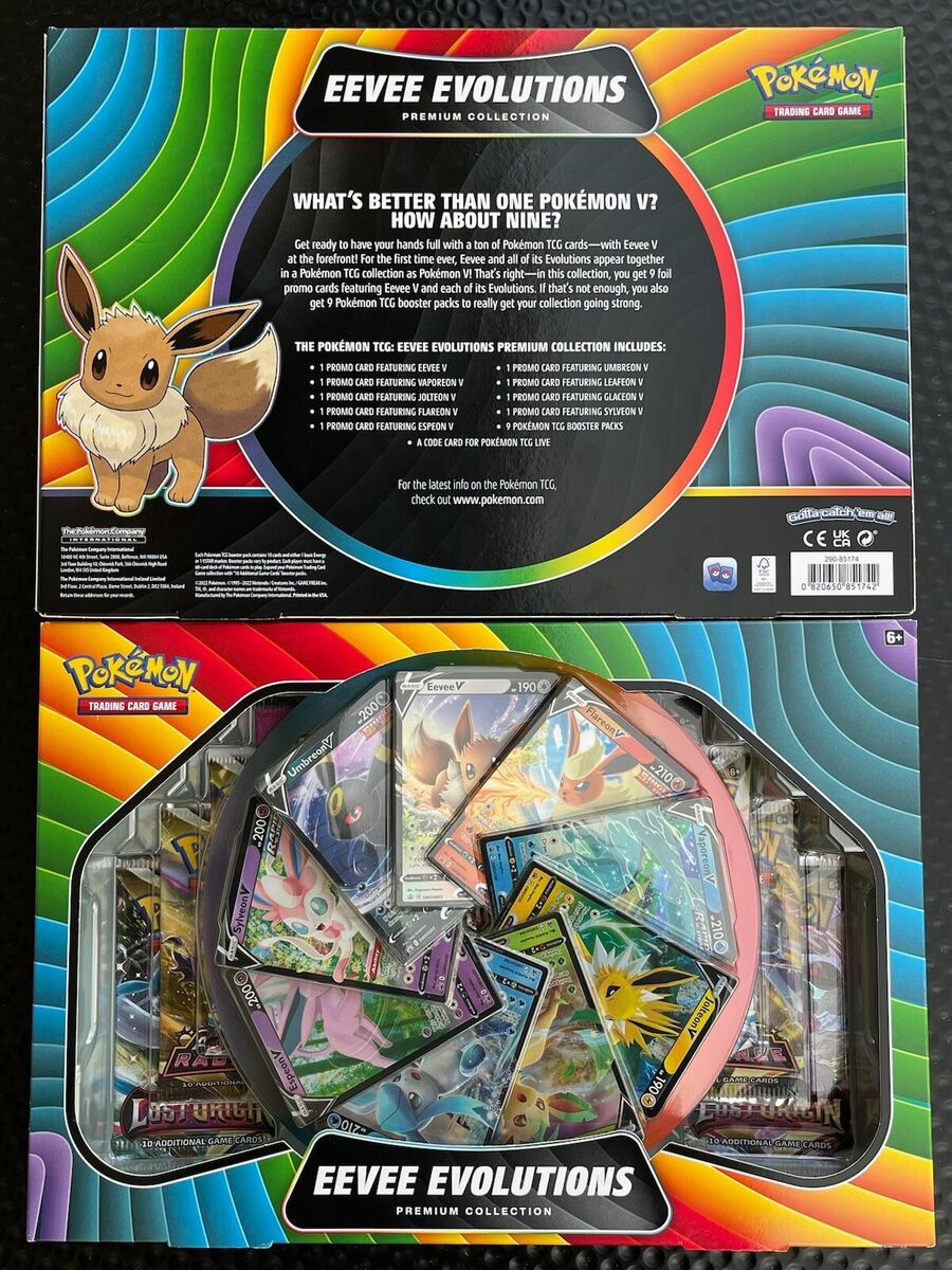 POKEMON TRADING CARD GAME EEVEE EVOLUTIONS PREMIUM COLLECTION