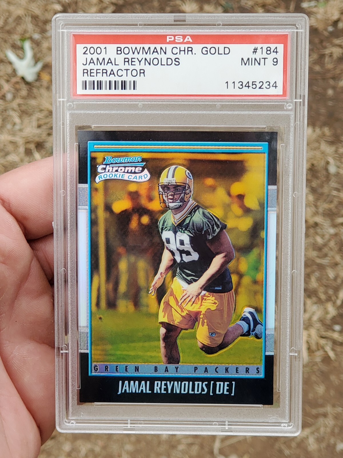 Jamal Reynolds Bowman Chrome #184 Gold Refractor