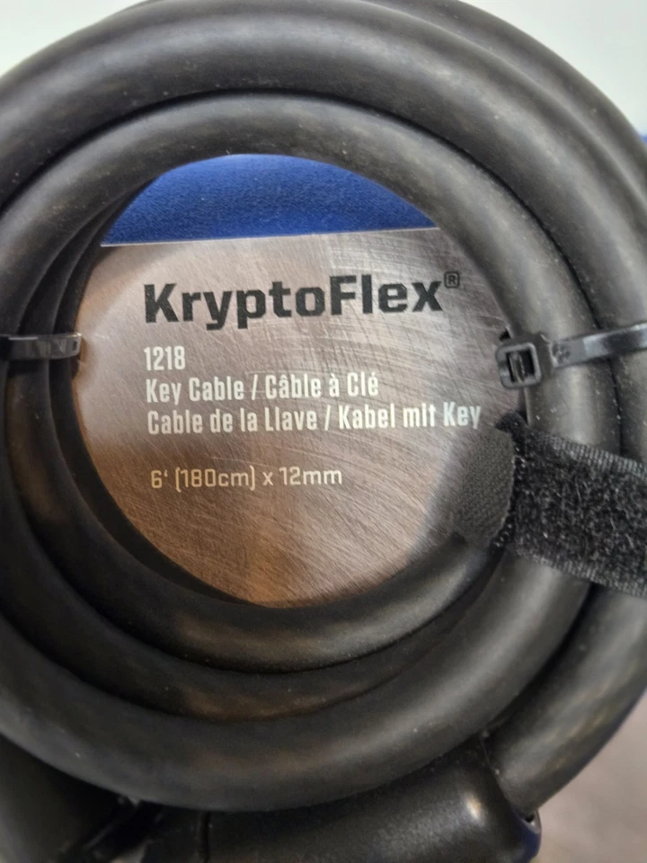Allegion Kryptonite KryptoFlex Keyed Cable Lock NIB 6' Long x 12mm Diameter - Image 2 of 4