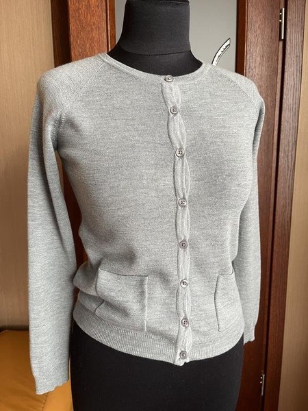 Women Filippa K Sweater Grey Wool 36 / S / 44 #3ZQ9