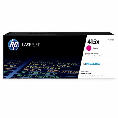 Original HP 415X Toner Magenta Color LaserJet Pro M454dn M454dw MFP M479dw