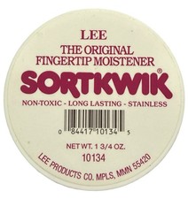 LEE Sortkwik Fingertip Moistener 1.75 oz Pink Non-Toxic 10134