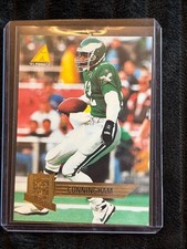 1995 Pinnacle Randall Cunningham Rocket Man Insert Football Trading Card #59