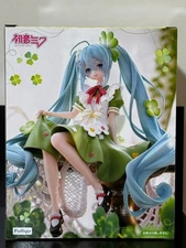 Hatsune Miku Flower Fairy Clover Noodle Stopper Figure FuRyu Japan New Vocaloid