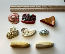 Antique Vintage Style Decorative Play Food Set of 9/1950's