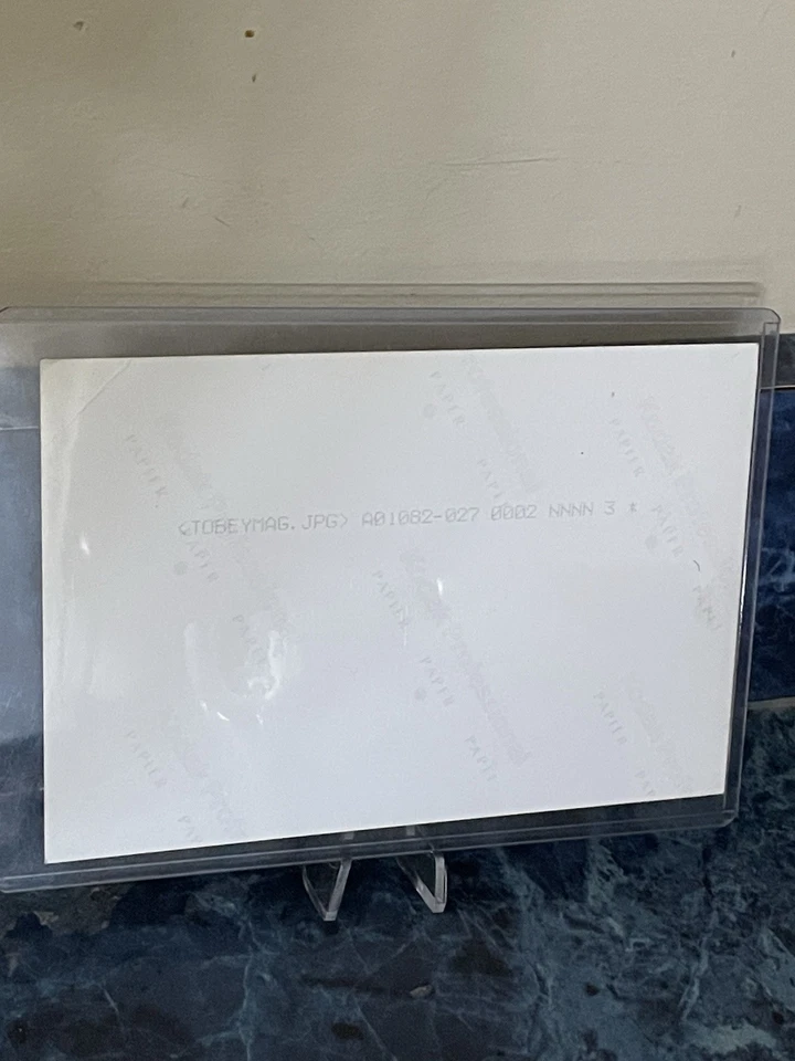 Tobey Maguire Blue Ink Signed Picture NO COA Pleasantville - Image 2 of 2