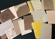 Creative Memories Paper Album Kit For Him 7x7 Album Sheets Mats and Stickers