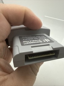 Original Nintendo 64 N64 Rumble Pak NUS-013 OEM w/ Battery Cover TESTED