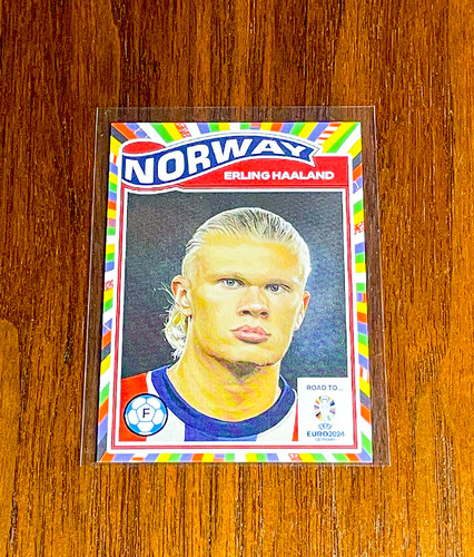 Erling Haaland 2024 Topps Living #3⚽️⚽️⚽Short Print SP⚽⚽⚽Norway⚽⚽⚽Man City⚽⚽⚽TPG