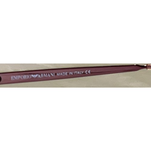 EMPORIO ARMANI 163-S Vintage Rimless Sunglasses - Purple - Picture 12 of 13