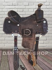 Western Leather Ranch Saddle with Tack Set Free Shipping