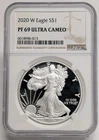 2020-W West Point American Proof Silver Eagle NGC PF69 Ultra Cameo