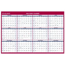 2026 Erasable Calendar, Dry Erase Wall Planner, 48 x 32, Extra La...