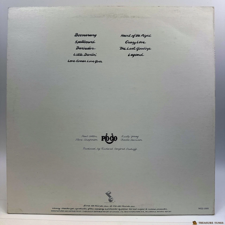 Poco – Legend Vinyl (LP, Album, Reissue) MAA-1099 - Image 3 of 4