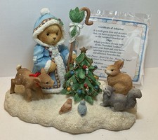 Cherished Teddies Olga Bear Love Peace Joy Winter Snow