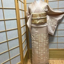 6480 Japanese Kimono Vintage Womens Silk Fabric Robe Kimono only sold