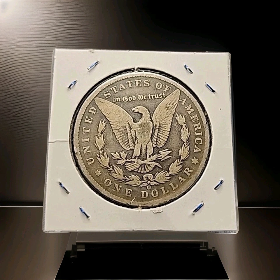 1900-O Morgan Silver Dollar Bronze Toned F-VF - Image 4 of 4