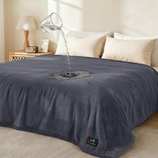 Luciphia Waterproof Pet Blanket, Liquid Pee XL 85" x57" , Dark Gray-thicken