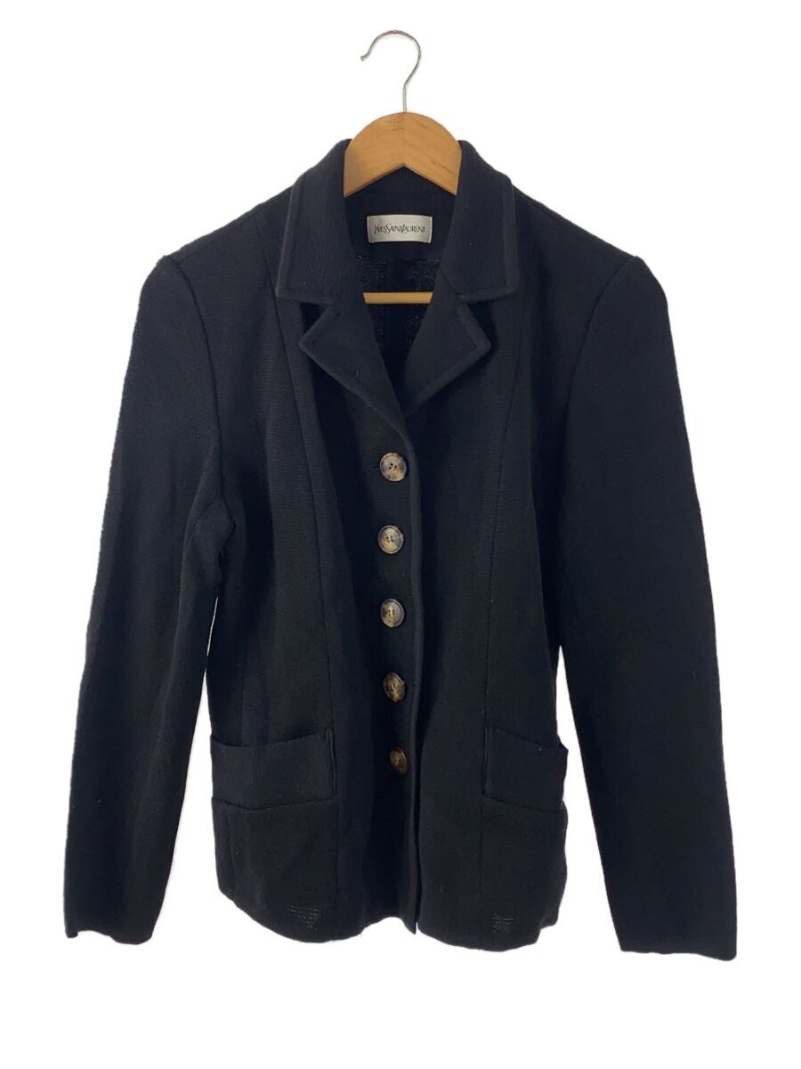 Giacca YVES SAINT LAURENT M BLK lana nera dal Giappone _009