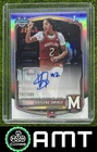 Kaylene Smikle Auto 2025-26 Bowman 182/499 Chrome Prospect Refractor Terrapins