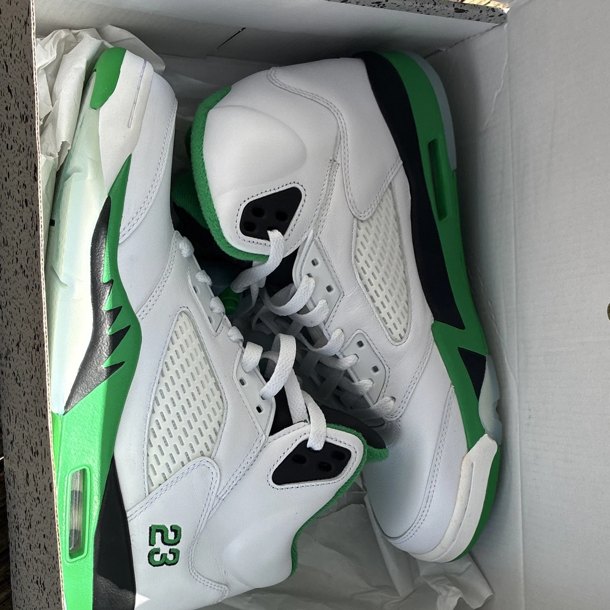 Jordan 5 Retro Lucky Green W for sale | eBay