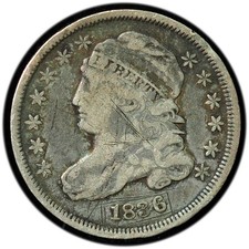 1836 Capped Bust VF-XF Scratches