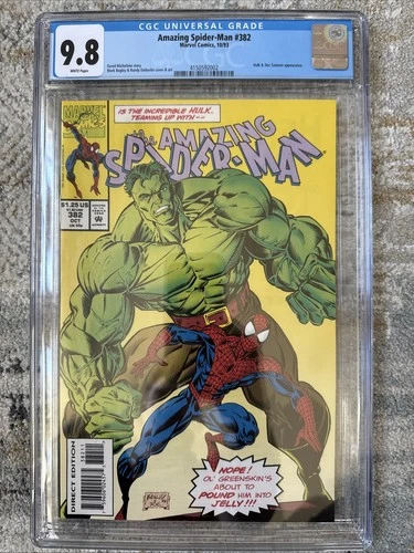 Amazing Spider-Man #382 CGC 9.8 - Incredible Hulk and Doc Sampson
