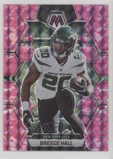 2023 Panini Mosaic Pink Camo Mosaic Prizm Breece Hall #74 00em