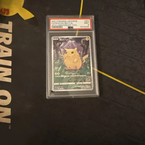 2021 Pokemon Japanese 25th Anniversary Pikachu Collection FA/ Pikachu PSA 9
