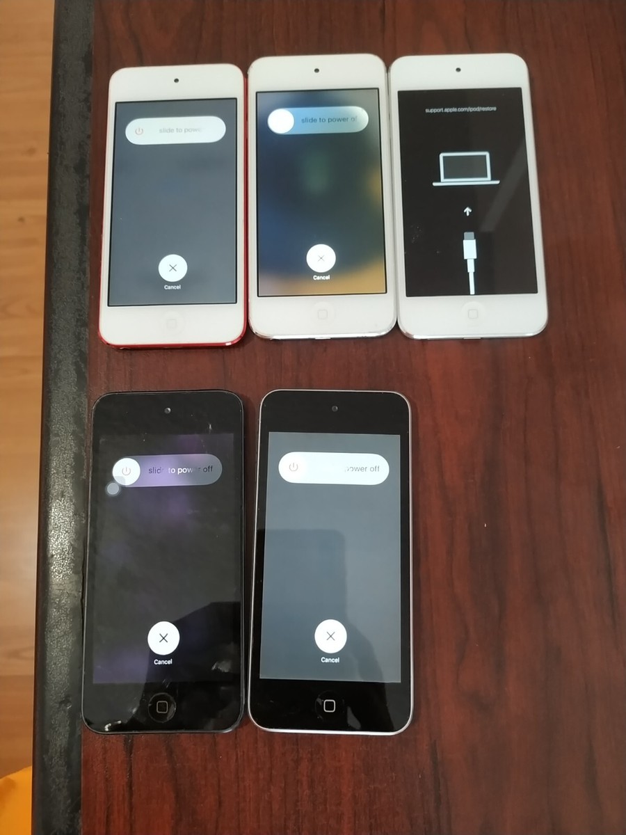 Lot of 5 Apple iPod Touch 7th A2178/6th A1574/5th Gen A1509 Lot of 5 Apple iPod Touch 7th A2178/6th A1574/5th Gen A1509