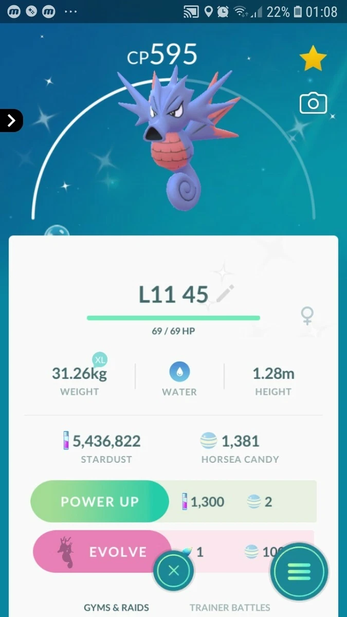 Pokemon Horsea Evolution