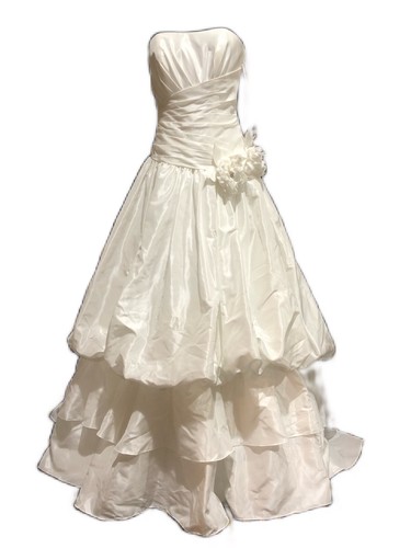 Wedding Gown/Dress NWT Davids Bridal Sleeveless Corset Back Ball 8 Layer Skirt