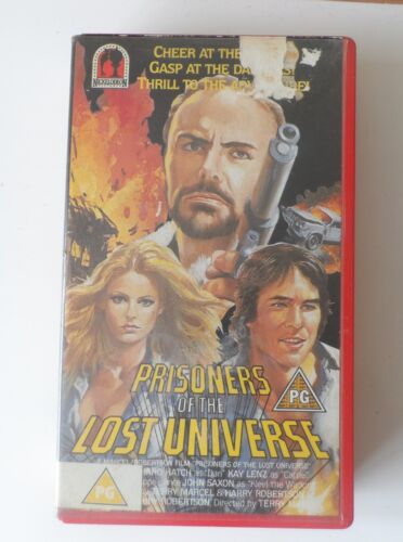 Vintage VHS Gefangene des verlorenen Universums Film Marcel Robertson Ex-Vermietung - Bild 1 von 4