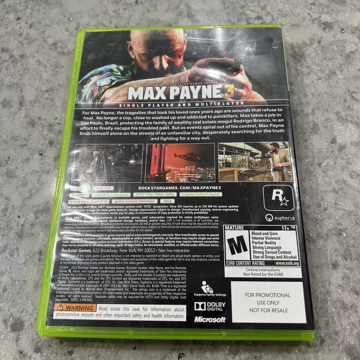 Max Payne 2: The Fall of Max Payne - Gameplay Xbox HD 720P 