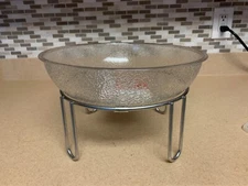 CAMBRO 12" SALAD BOWL WITH CAL-MIL STAND BRAND NEW