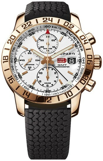 Chopard Mille Miglia GMT Chronograph 18kt Rose Gold Dual Time 42.5 