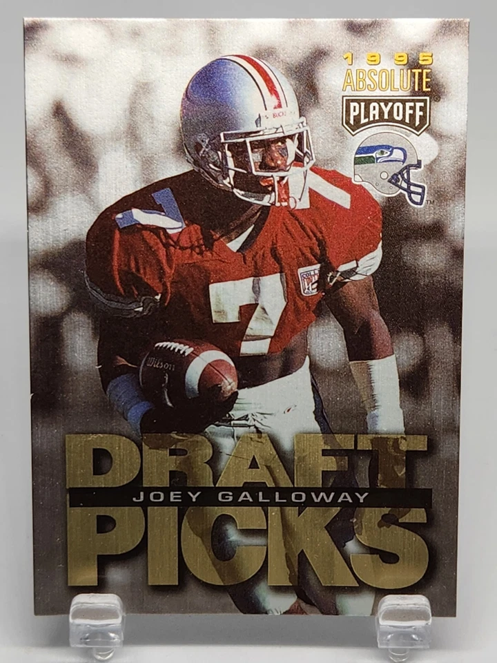 Joey Galloway 1995 (RC) Playoff Absolute Draft Picks Rookie Card #187 NM+ - Image 2 of 4