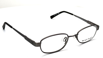 Flexon Youth Max Flex Pluto 033 Rectangle Gunmetal Black Kids Eyeglasses 47mm
