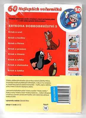 Krtkova Dobrodruzstvi 6 x DVD Little Mole
