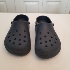 Croc Classic Clog Navy Unisex Slip On M 7 W 9 Made in China No Straps