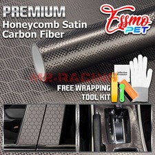 Pet Honeycomb Carbon Fiber Satin Nardo Gray Hex Vehicle Vinyl Wrap Decal Sheet Pet Honeycomb Carbon Fiber Satin Nardo Gray Hex Vehicle Vinyl Wrap Decal Sheet